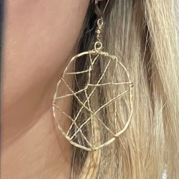 Pair of 3 hanging earrings - Picture 3 of 4